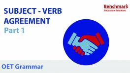OET Writing Tips Subject Verb Agreement Part 1