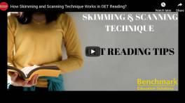 Skimming and scanning techniques