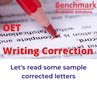 OET Writing Correction