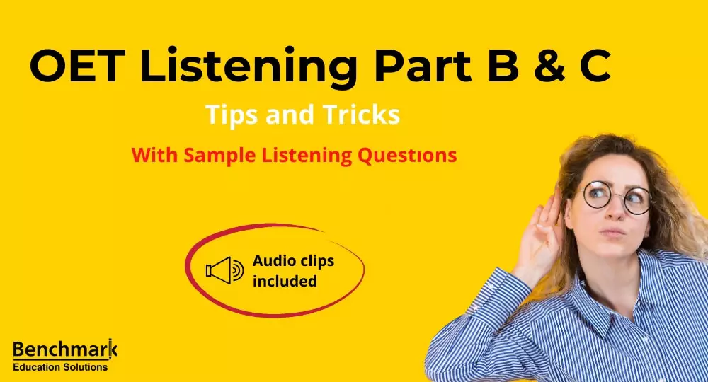 OET listening Part B