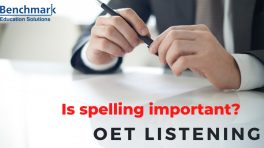 Are spelling mistakes acceptable OET listening