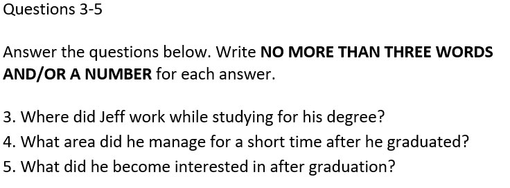 Short Answer Practice and Tips