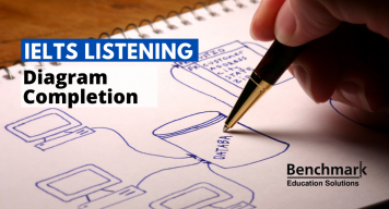 diagram labelling IELTS listening