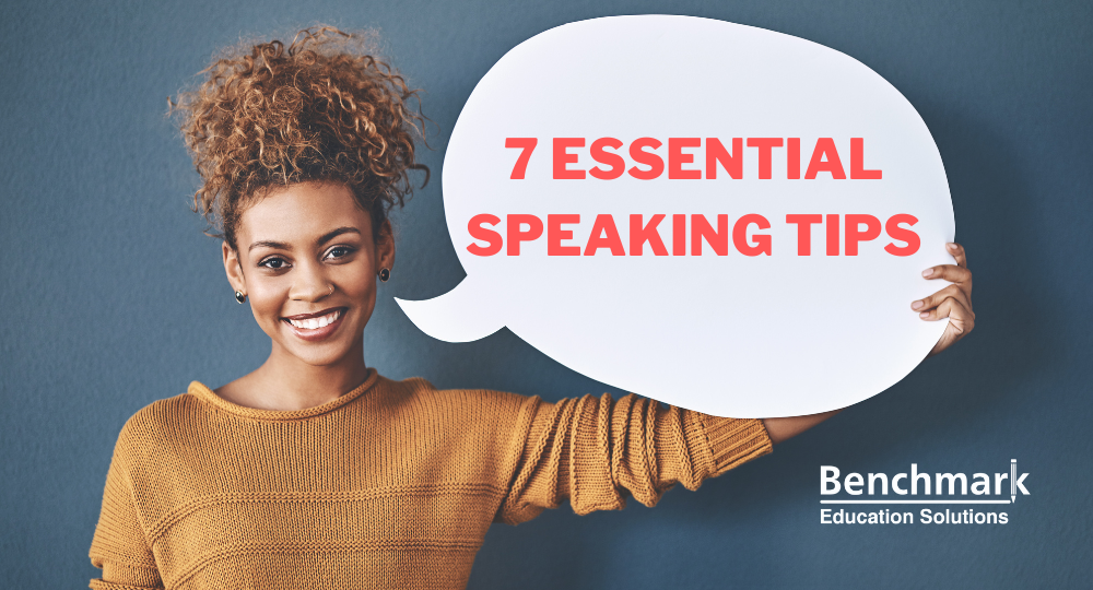 Speaking tips. Pictures for Essential.