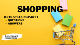 shopping ielts speaking part 1